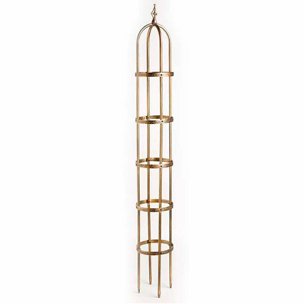 Plow & Hearth 7' Powder-Coated Steel Garden Obelisk
