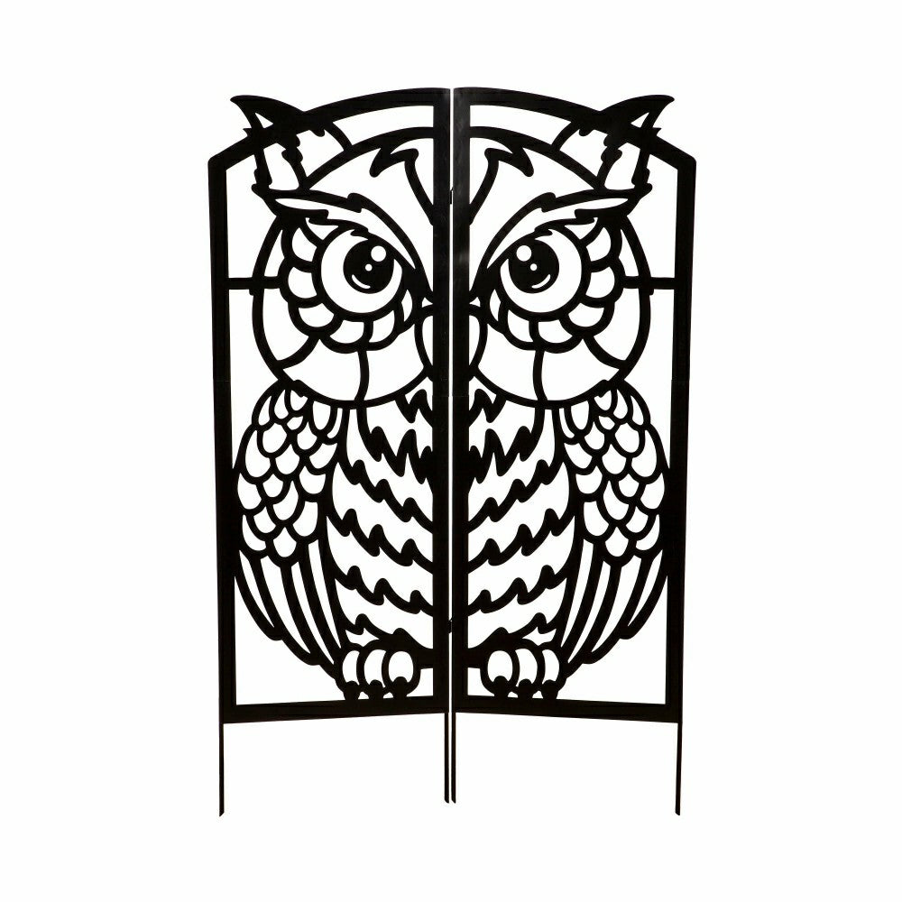 Plow & Hearth Metal Folding Owl Garden Trellis