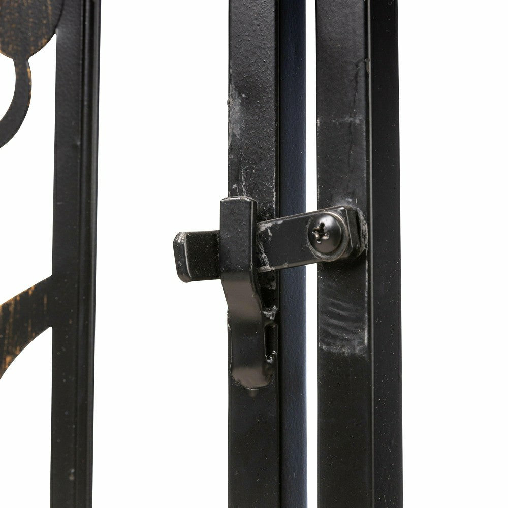 Plow & Hearth Metal Tree of Life Arched Garden Arbor with Gate
