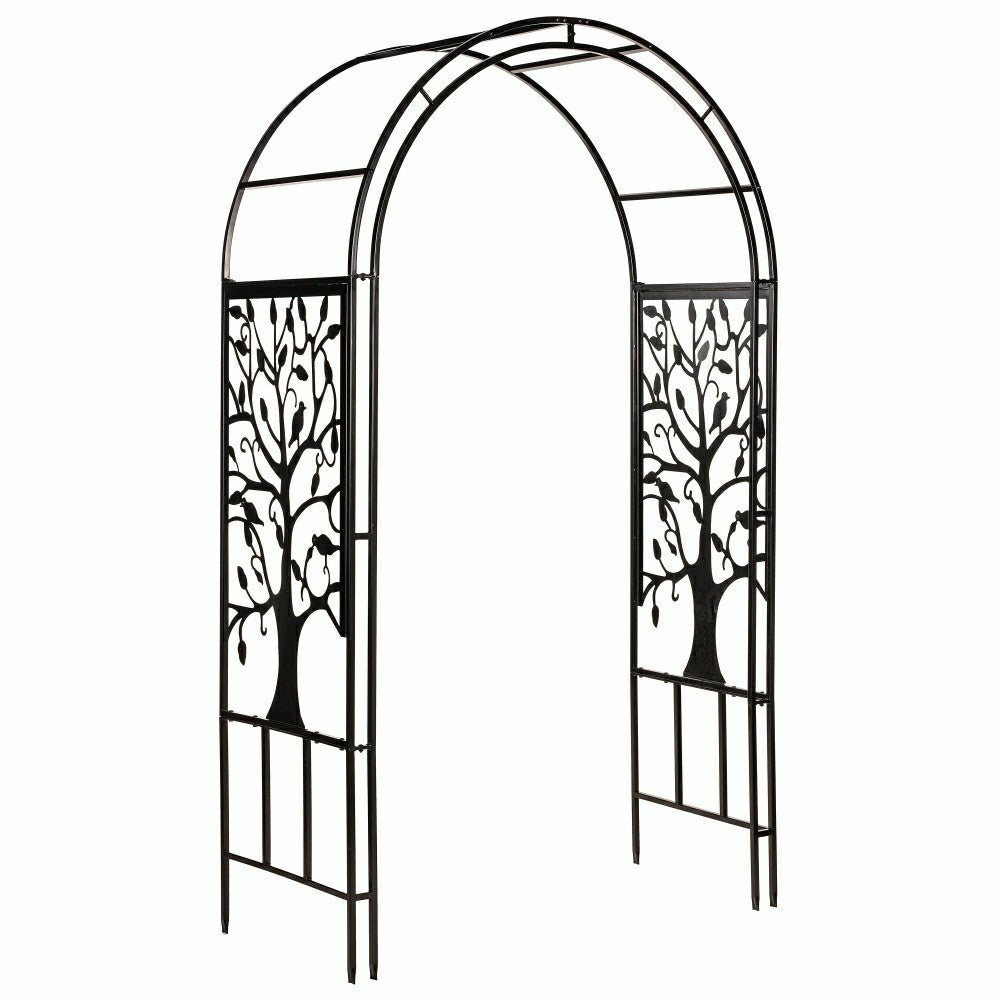 Plow & Hearth Metal Tree of Life Garden Arbor