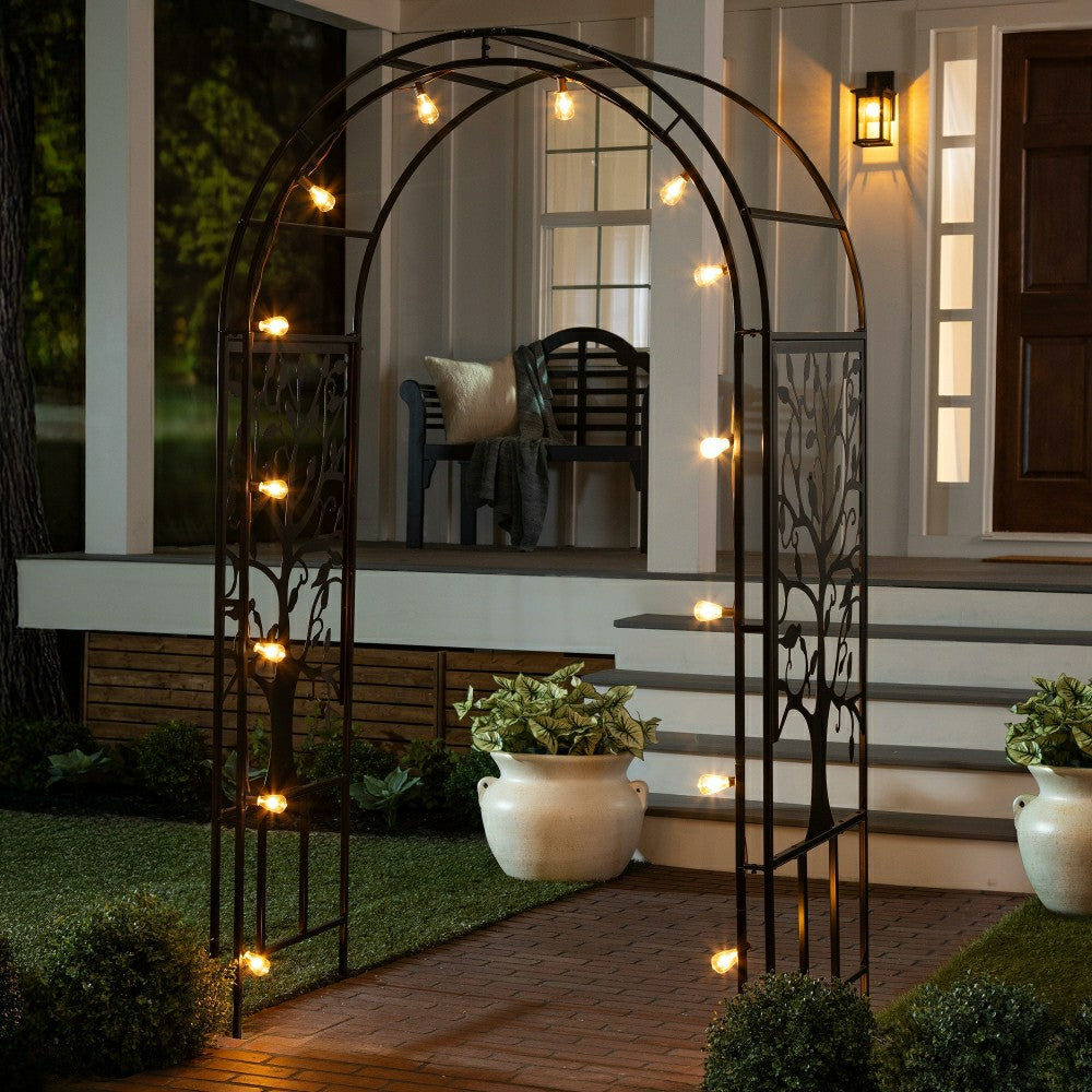 Plow & Hearth Metal Tree of Life Garden Arbor