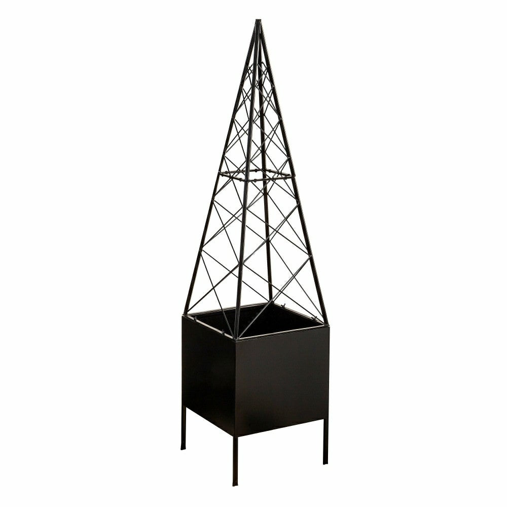 Plow & Hearth Triangular Obelisk Planter
