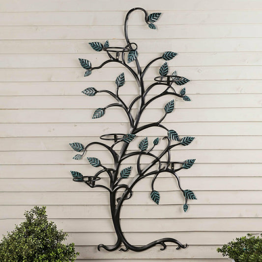 Plow & Hearth Hanging Tree Trellis with Pot Holders