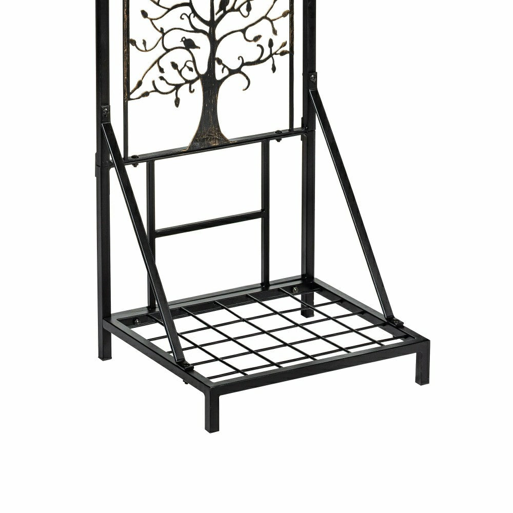 Plow & Hearth Tree of Life Metal Lattice Trellis with Planter Stand
