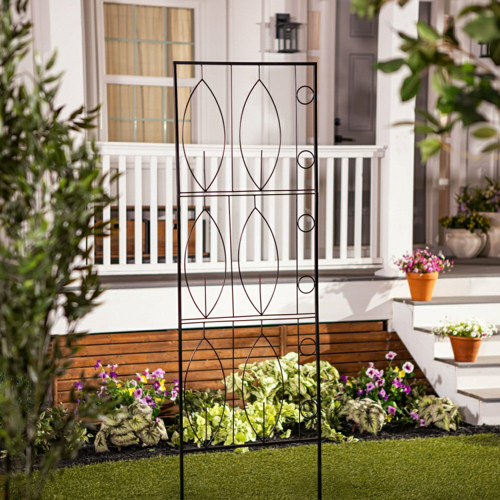 Plow & Hearth Bottle Holder Metal Trellis