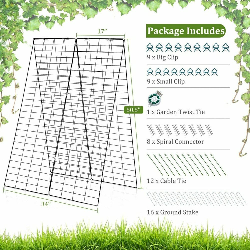Plow & Hearth Foldable A-Frame Trellis