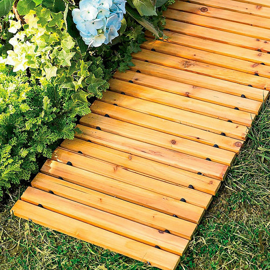 Plow & Hearth Straight Cedar Pathway