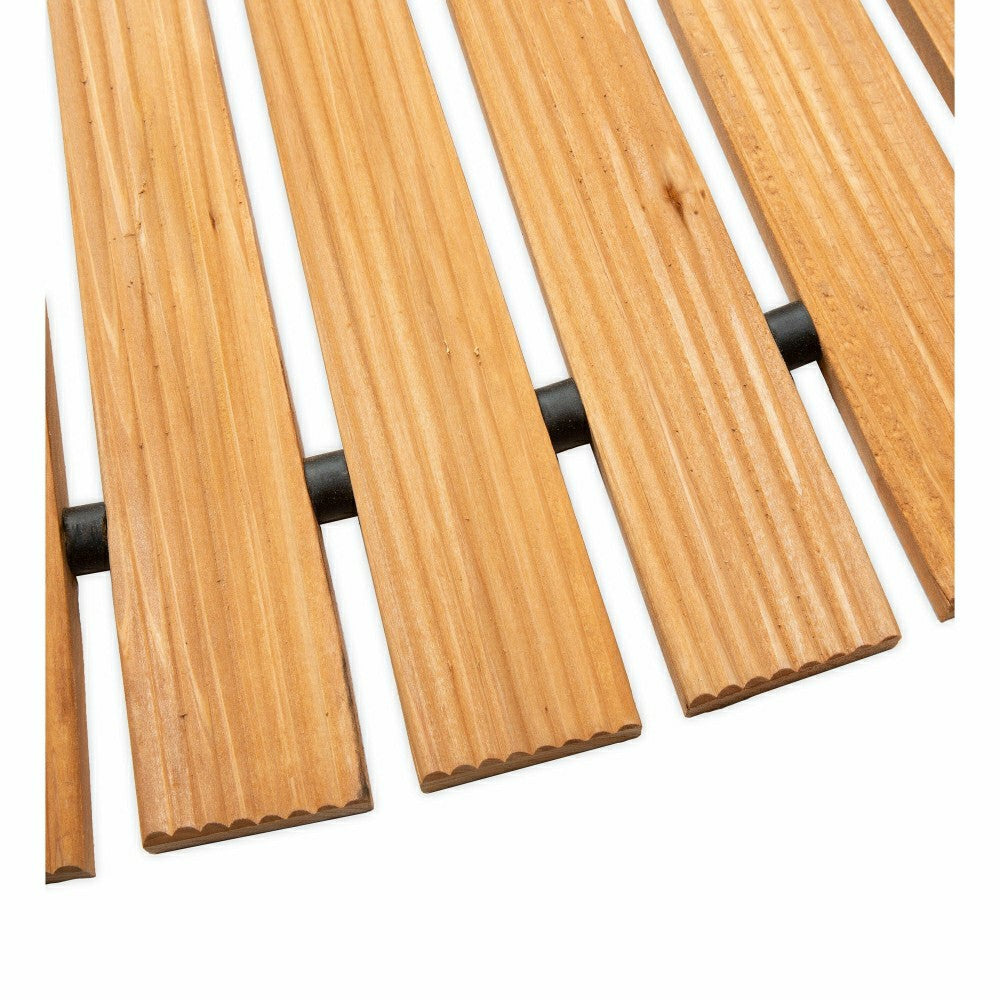 Plow & Hearth Portable Wooden Curved Pathway