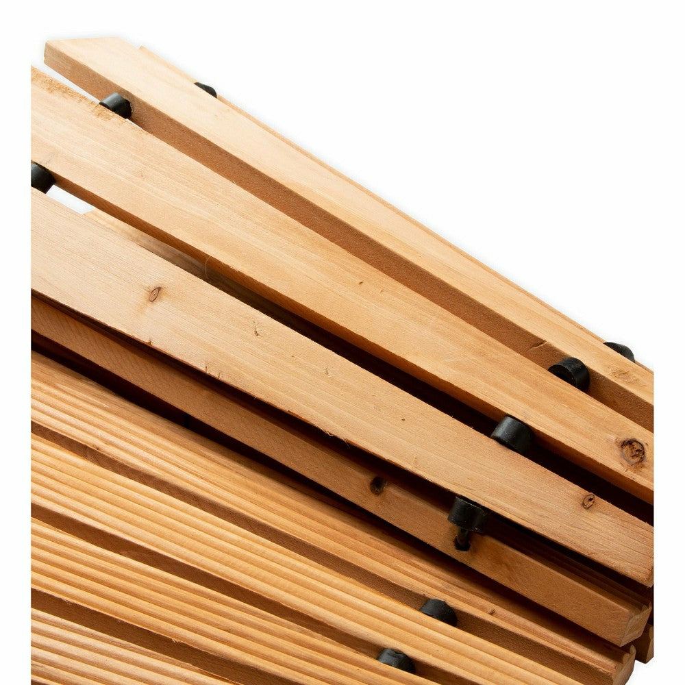 Plow & Hearth Portable Wooden Curved Pathway