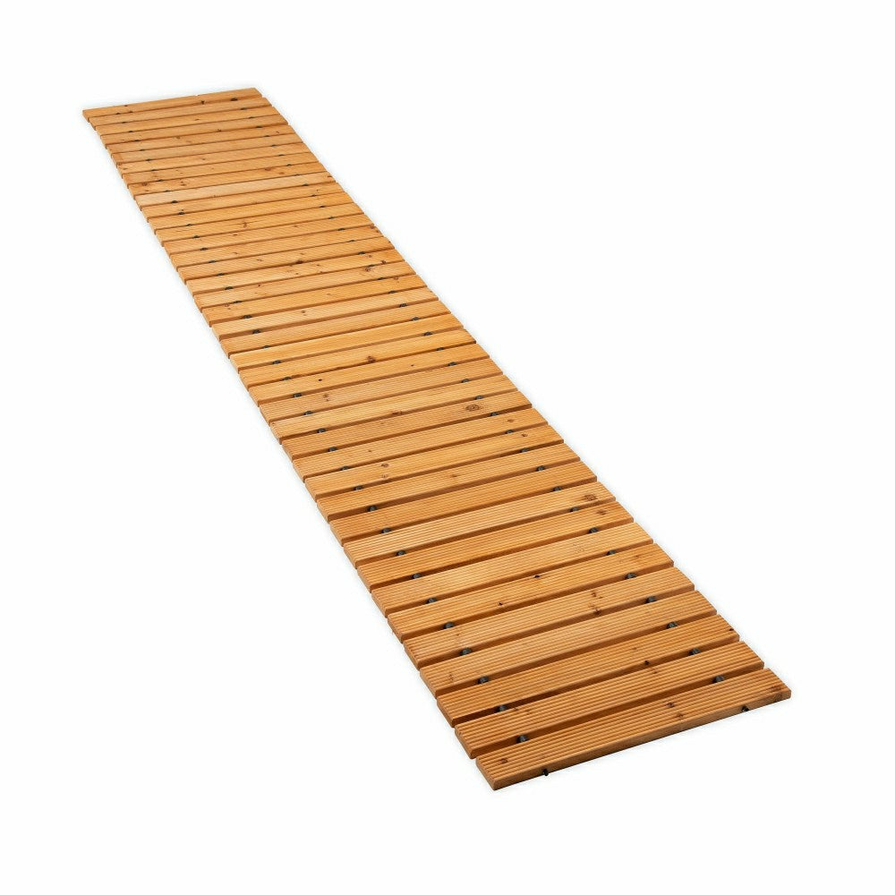 Plow & Hearth 6' Portable Roll-Out Straight Cedar Pathway