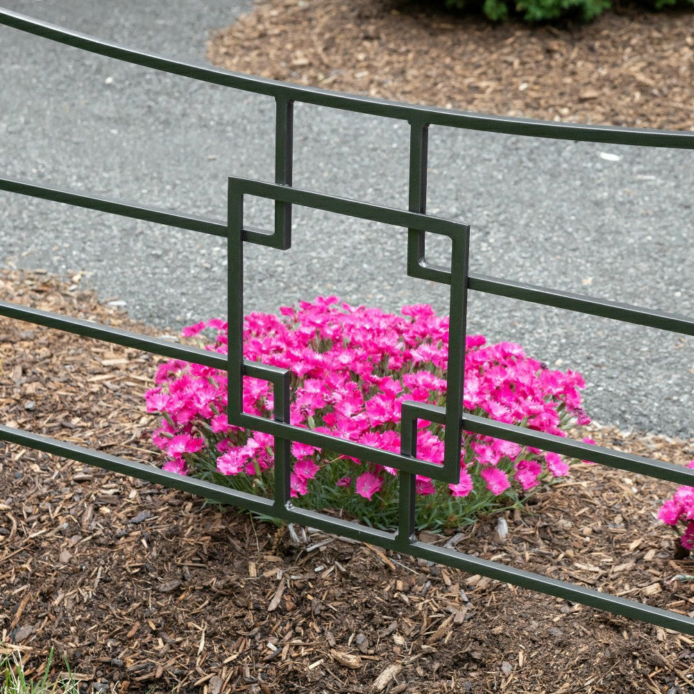 Plow & Hearth Square-on-Squares Fence Section, Set of 4