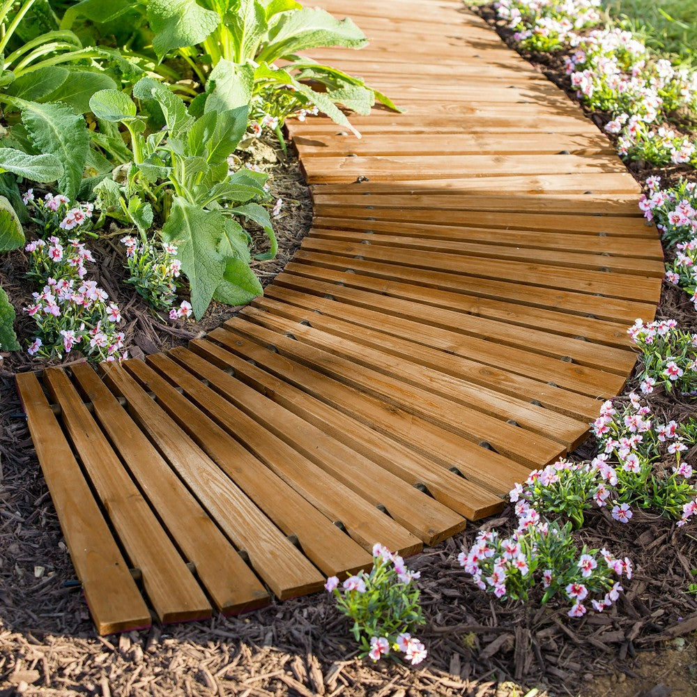 Plow & Hearth 6' Wooden Roll-Out Pathway