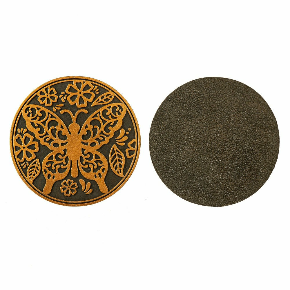 Plow & Hearth Recycled Rubber Stepping Stones, Set of 3
