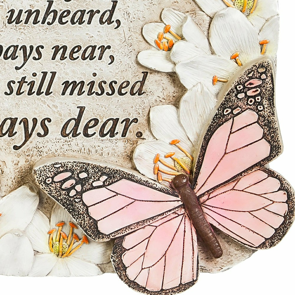 Plow & Hearth Those We Love Butterflies Memorial Garden Stone