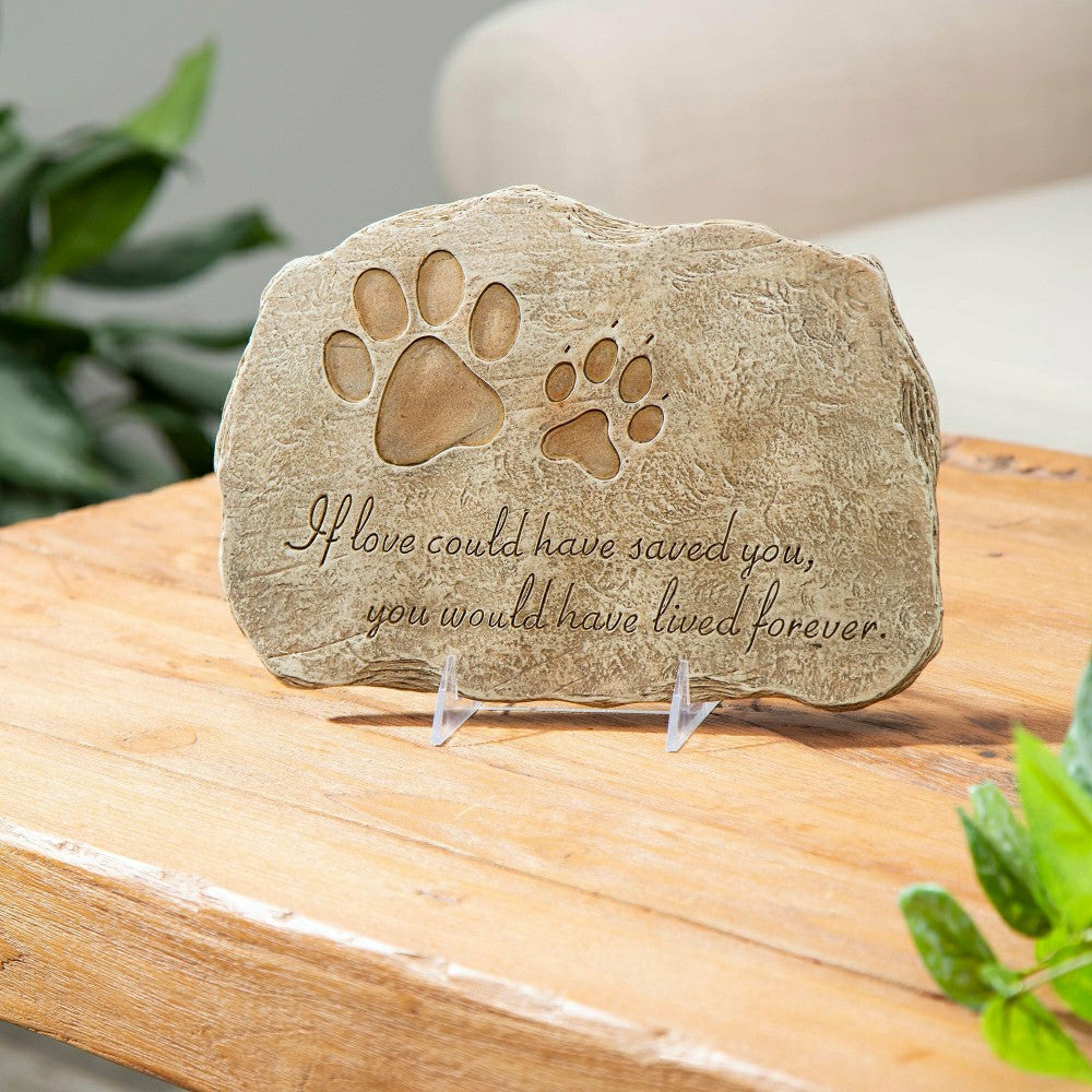 Plow & Hearth Pet Devotion Garden Stone