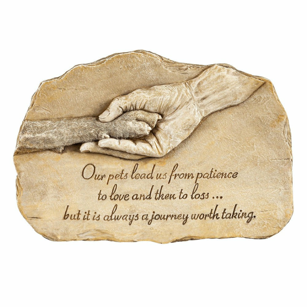 Plow & Hearth Pet Devotion Garden Stone