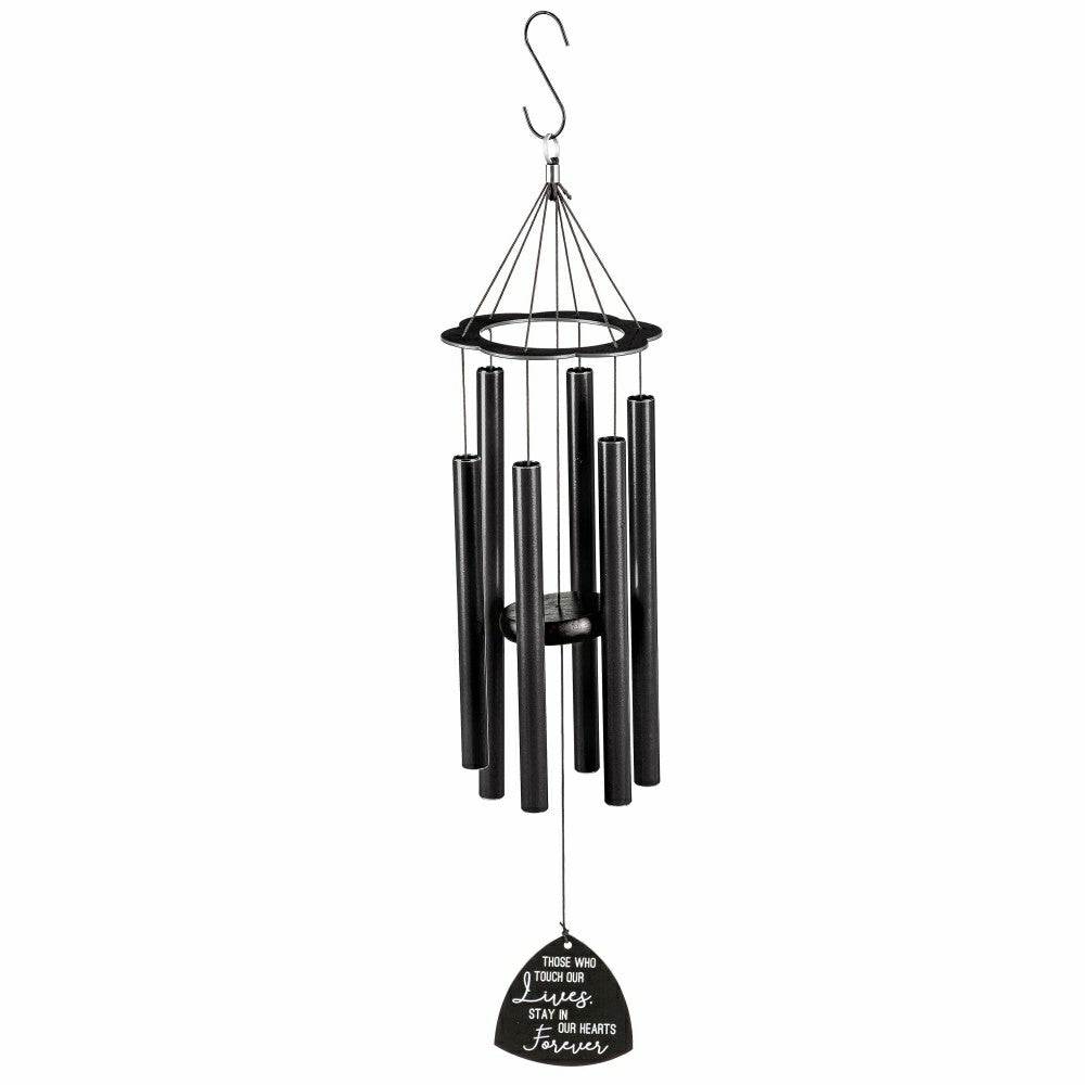 Plow & Hearth "Stay in Our Heart Forever" Hand-Tuned Avria Wind Chime, 30" H