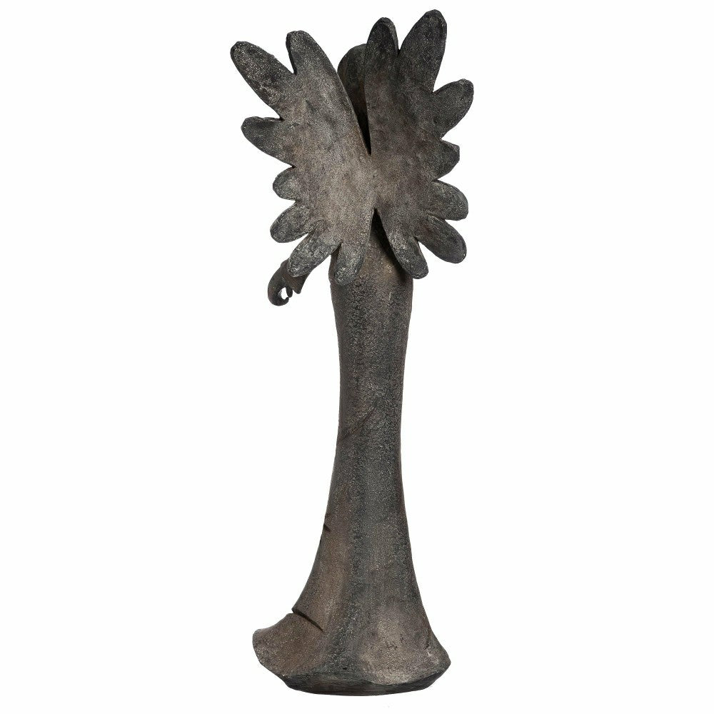 Plow & Hearth Solar Sculpted Angel Statue with Lantern