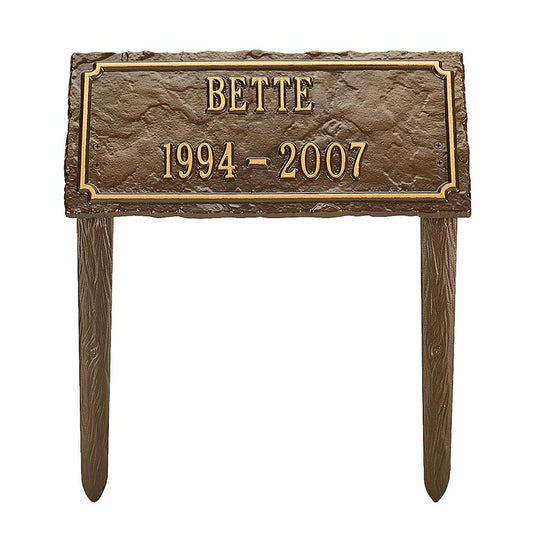 Plow & Hearth Bronze Classic Pet Memorial