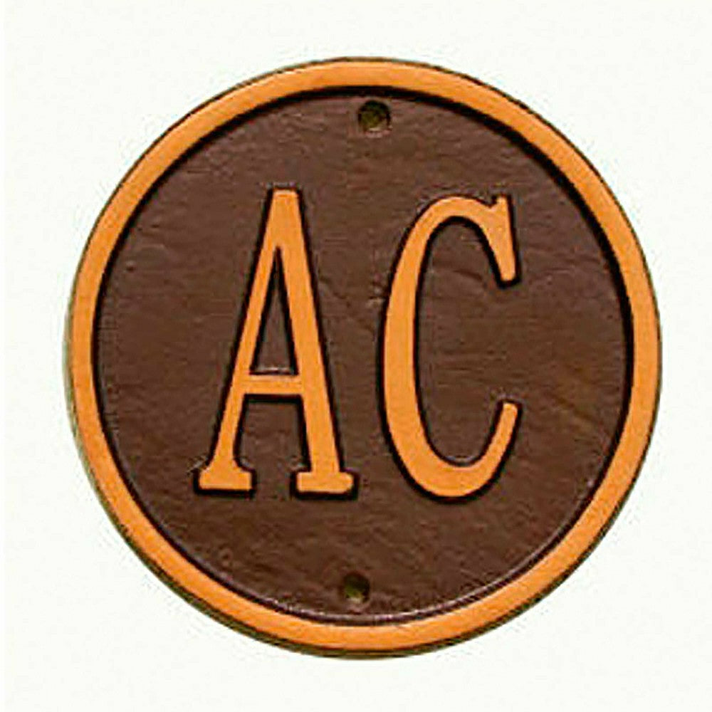 Plow & Hearth Beaded Oval Lawn Personalized Address Plaque
