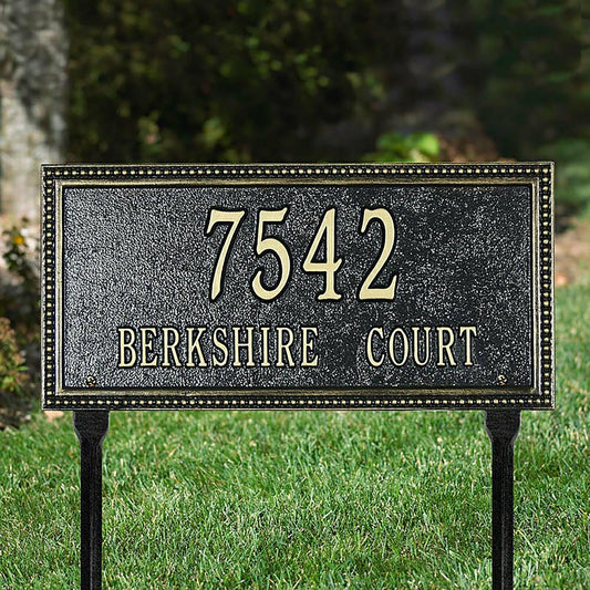 Plow & Hearth Beaded Lawn Plaque