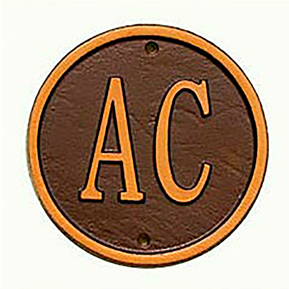 Plow & Hearth Cast Aluminum Personalized Pine Welcome Wall Plaque