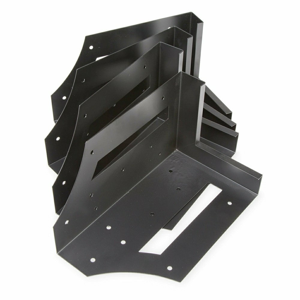 Plow & Hearth Steel Raised Bed Corner Brackets, Set of 4
