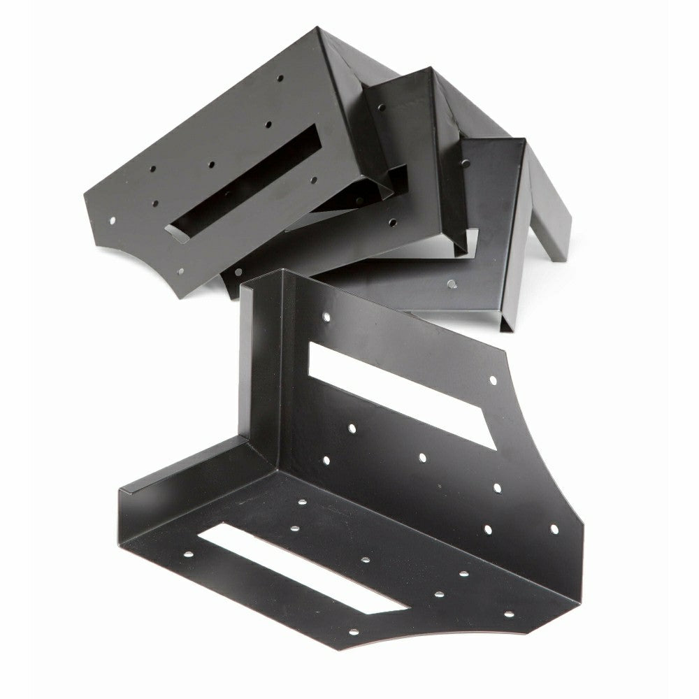 Plow & Hearth Steel Raised Bed Corner Brackets, Set of 4