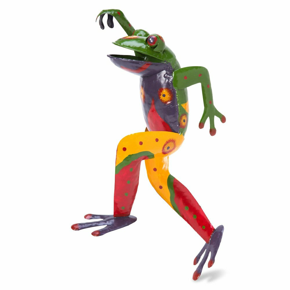 Plow & Hearth Set of 3 Hand Painted Frog Pot Hangers