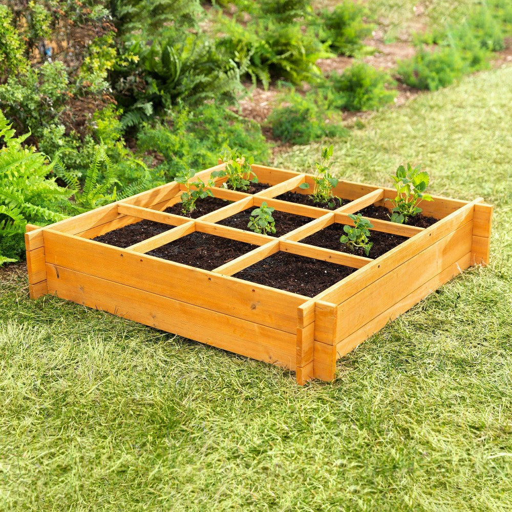 Plow & Hearth Wood Raised Garden Bed