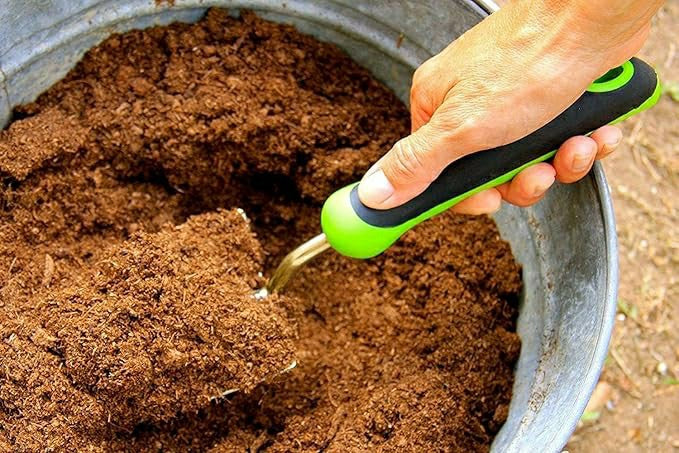 Plow & Hearth Titanium Garden Tool Set - Includes Hand Trowel Transplanter Cultivato
