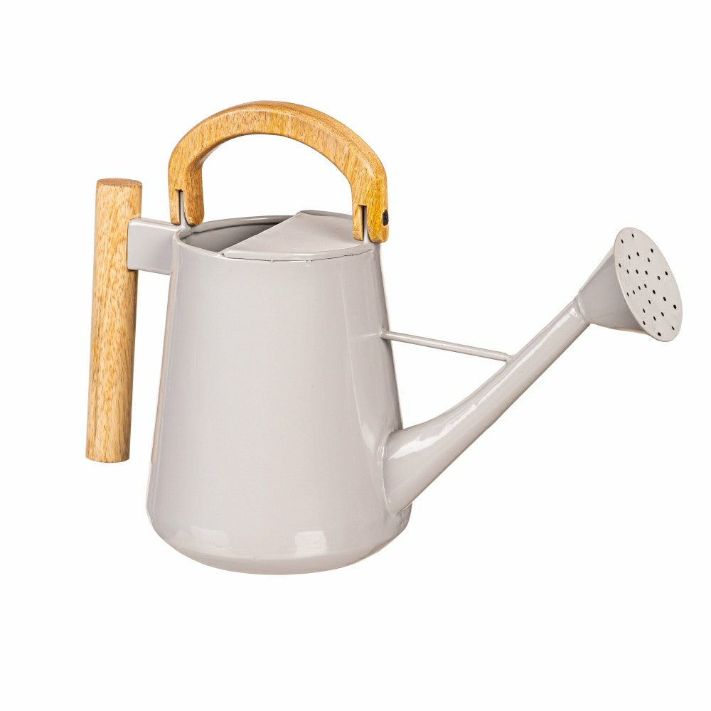 Plow & Hearth Wood and Metal Watering Can