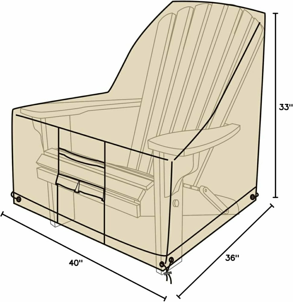 Plow & Hearth Deluxe Adirondack Chair Cover
