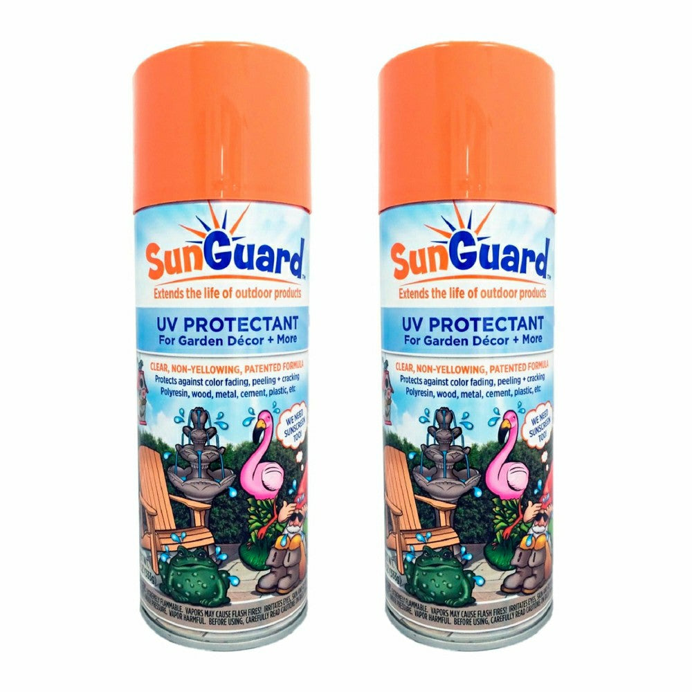 Plow & Hearth SunGuard UV Protectant Spray for Outdoor Decor, 2-Pack