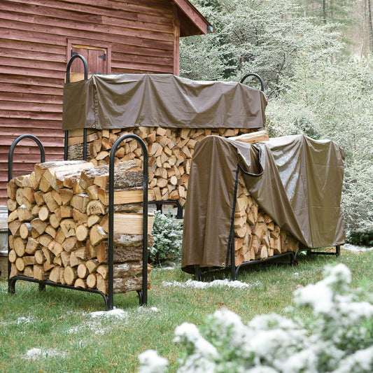 Plow & Hearth Medium Heavy-Duty Steel Log Rack