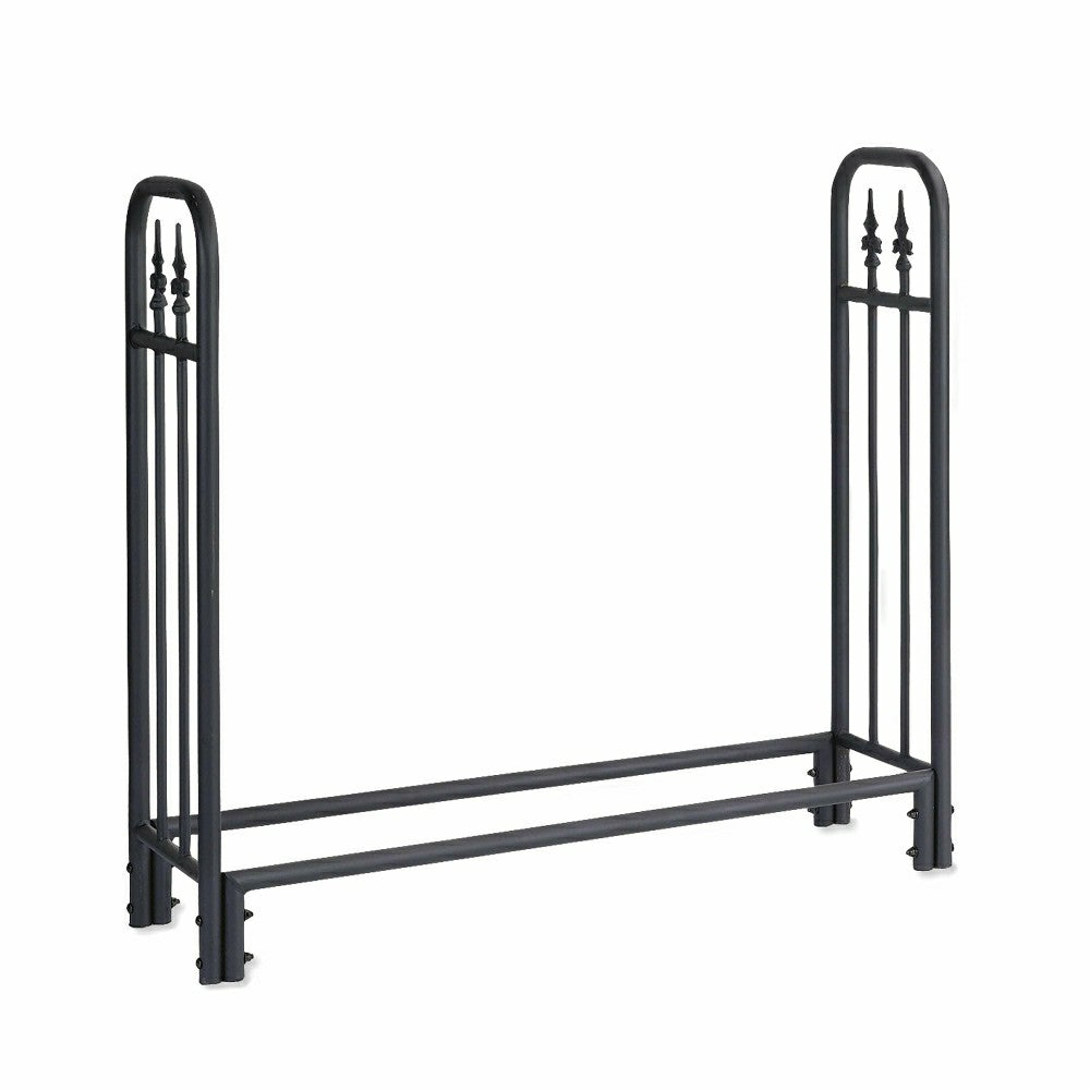 Plow & Hearth Medium Decorative Heavy-Duty Steel Wood Rack