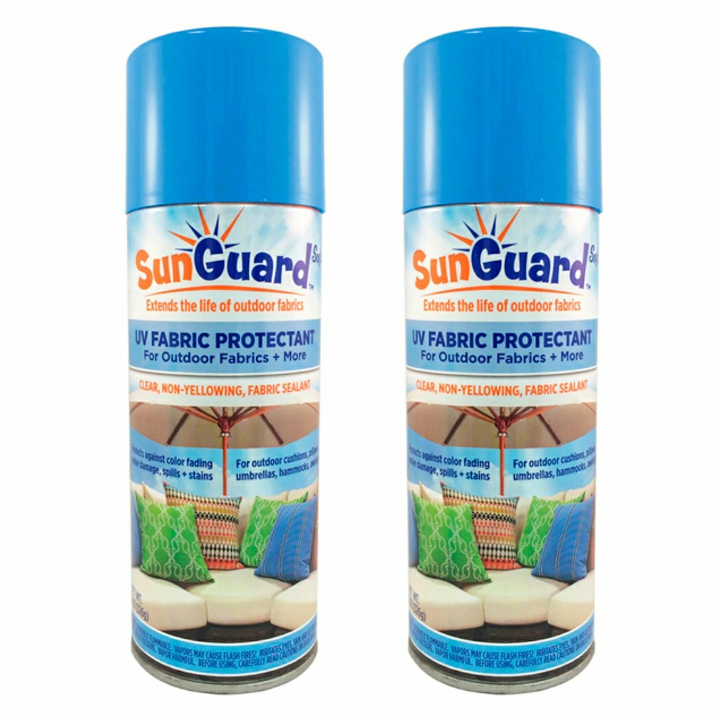 Plow & Hearth SunGuard UV Protectant Spray For Outdoor Fabrics, 2 Pack