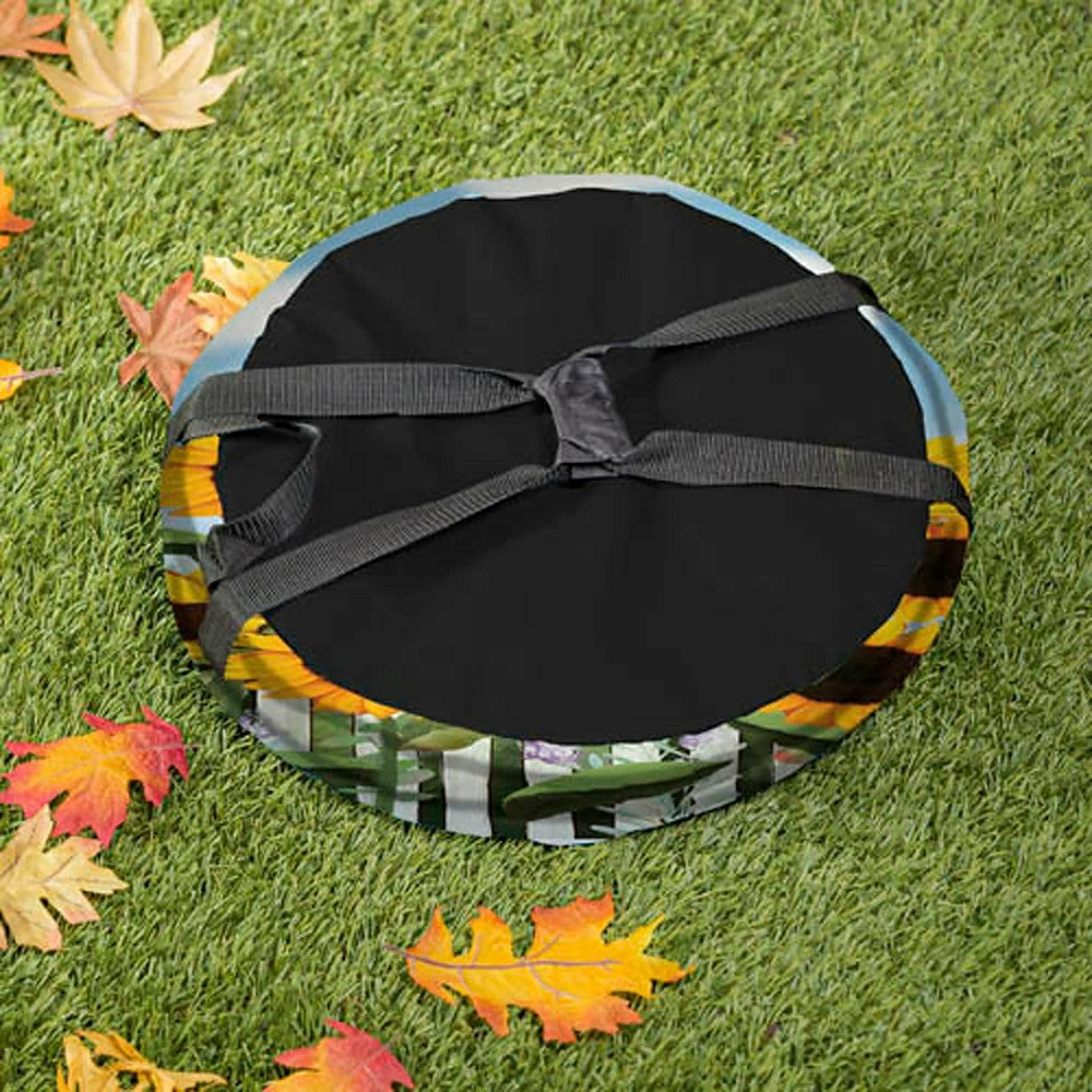 Plow & Hearth Sunflower Collapsible Yard Bag