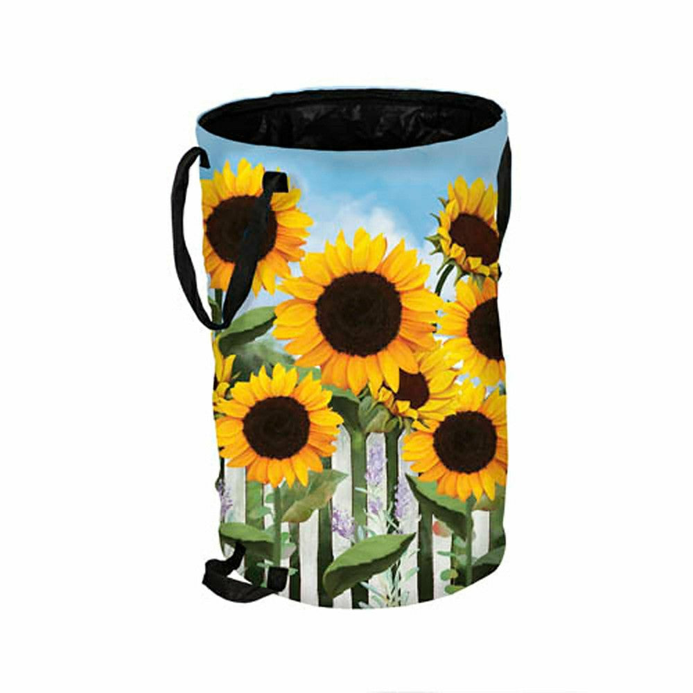 Plow & Hearth Sunflower Collapsible Yard Bag
