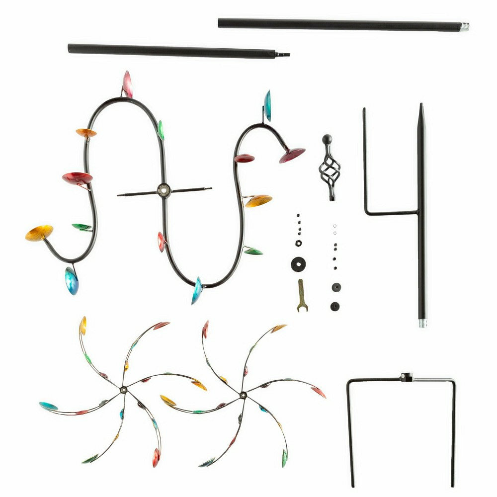 Plow & Hearth Horizontal Cups Wind Spinner