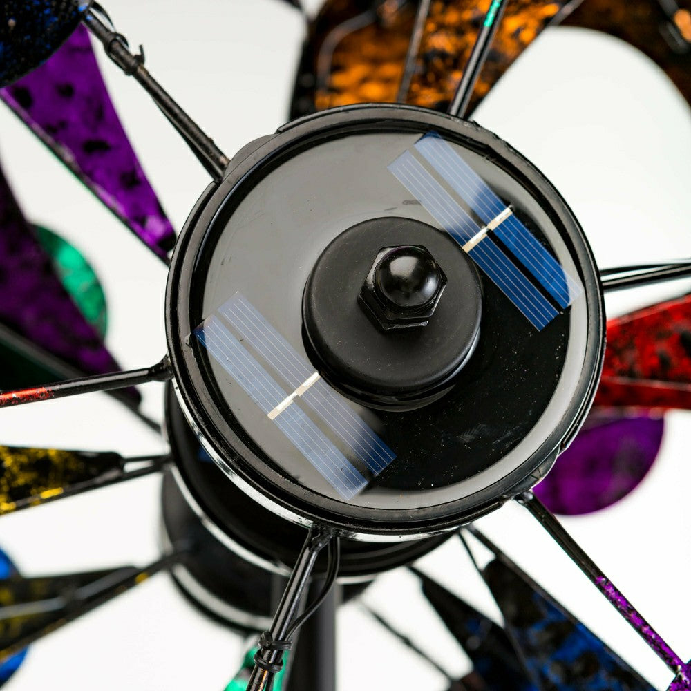 Plow & Hearth Gala 4-Blade Solar Wind Spinner