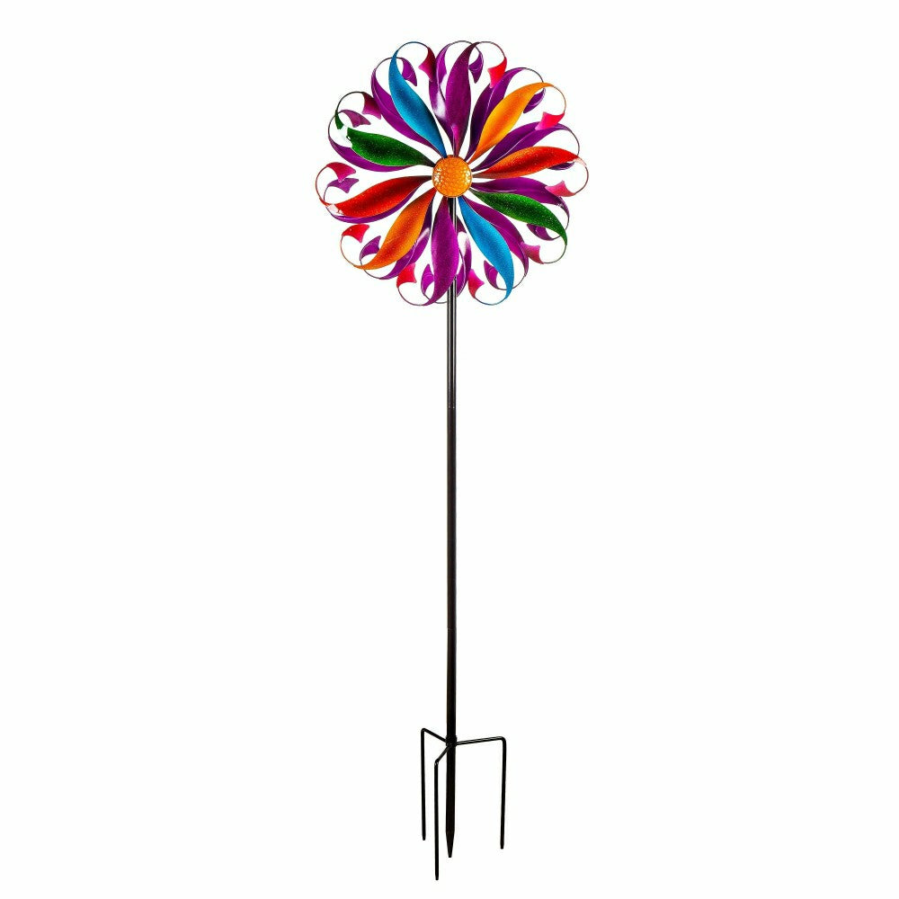 Plow & Hearth Colorful Mermaid Tail Metal Wind Spinner