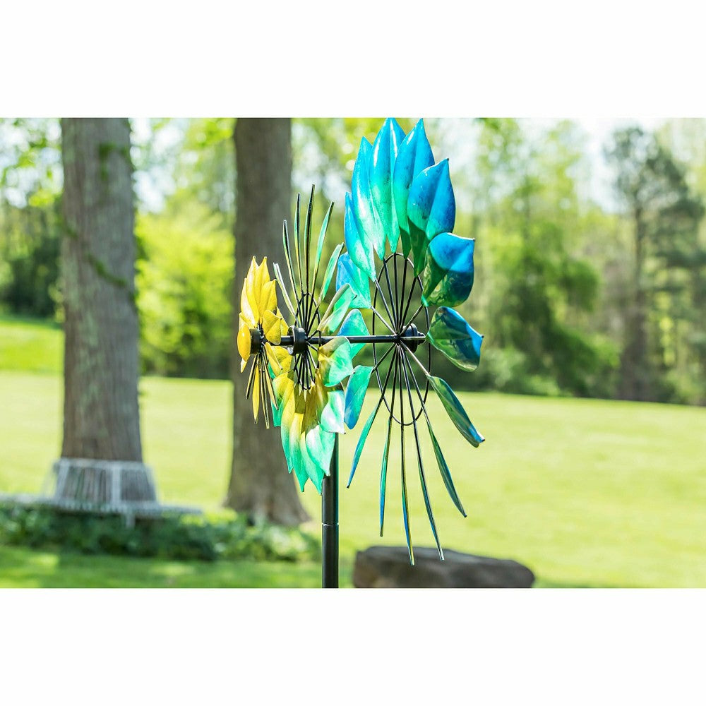 Plow & Hearth 75"H Wind Spinner, Oceanic Dimensions