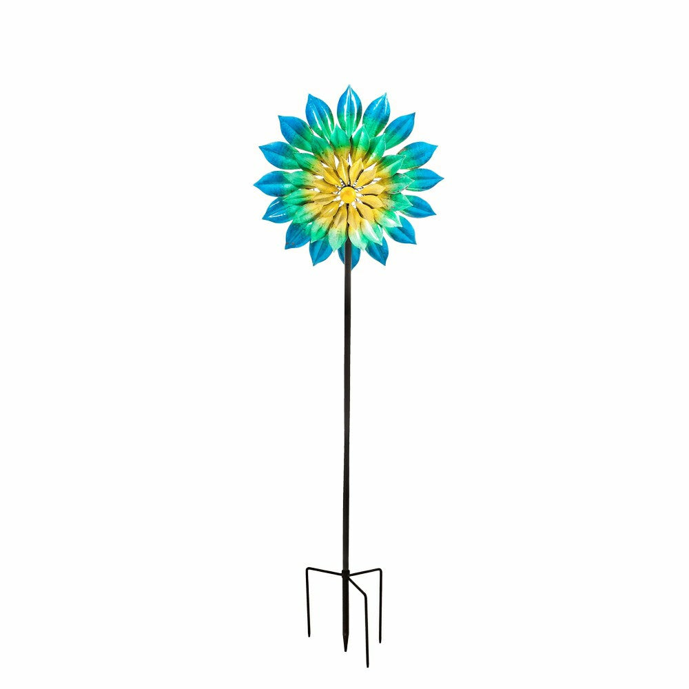 Plow & Hearth 75"H Wind Spinner, Oceanic Dimensions