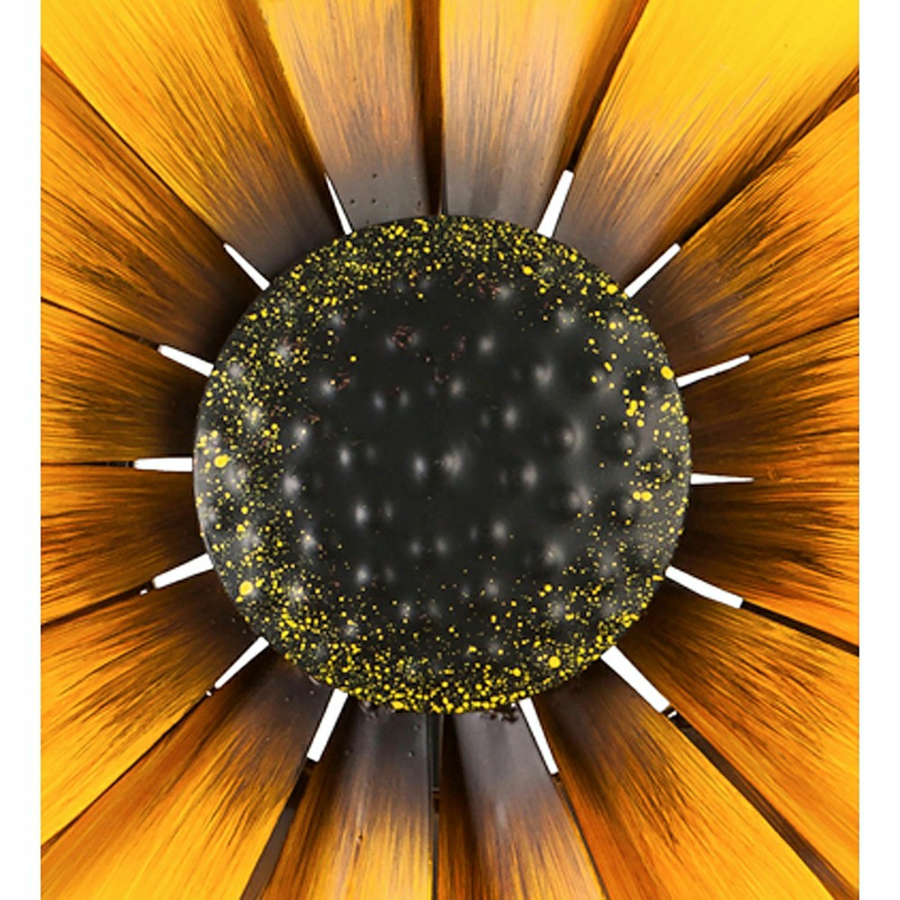Plow & Hearth Sunflower Statement Wind Spinner, 75"H