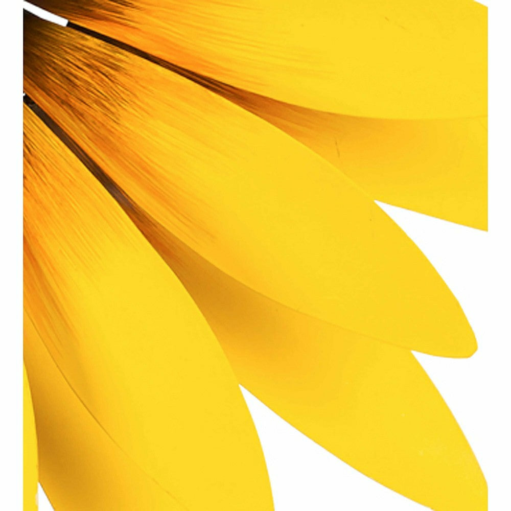 Plow & Hearth Sunflower Statement Wind Spinner, 75"H