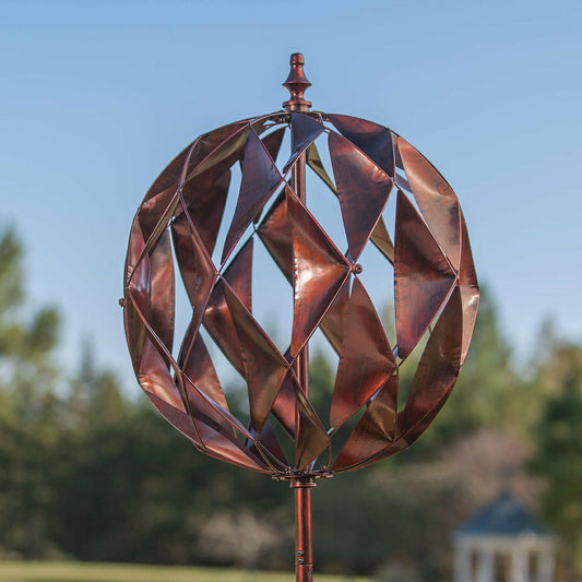 Plow & Hearth Harlequin Ball Wind Spinner