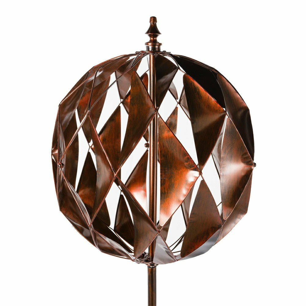 Plow & Hearth Harlequin Ball Wind Spinner