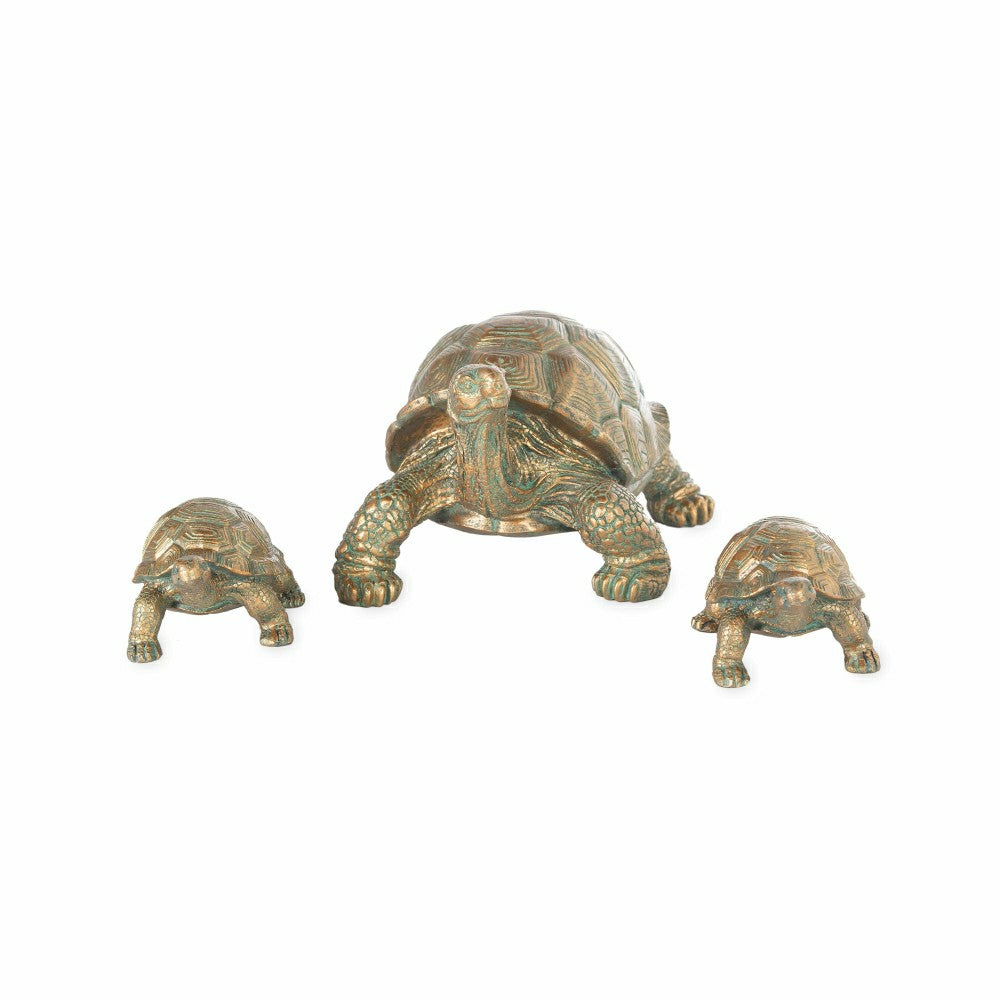 Plow & Hearth Tortoise Family Resin Garden Accents