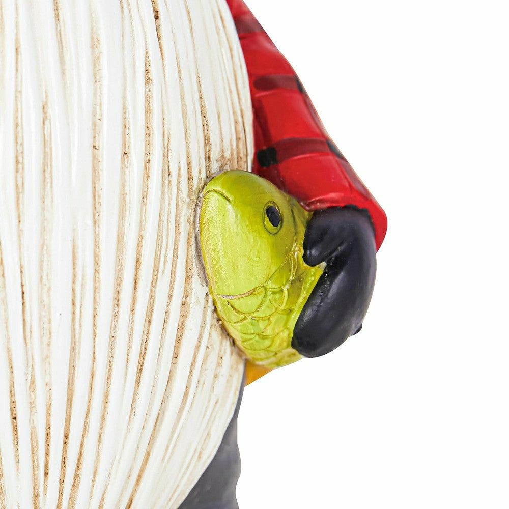 Plow & Hearth 8"H Fishing Gnome Garden Statuary